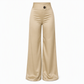 Elevate Your Style with Every Step — Women's Elegant Satin High-Waisted Wide-Leg Pants with a Chic Asymmetrical Waist, Beautiful Draped Silhouette & Sophisticated Everyday-to-Evening Appea