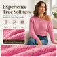 Women's Off-The-Shoulder Cropped Knit Sweater