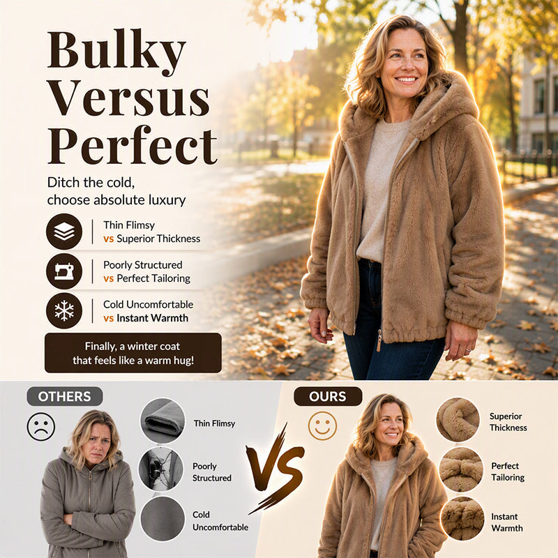 🔥🧥Women's Winter Cozy Hooded Jacket – Warm, Water-Repellent & Perfect for Layering ❄️