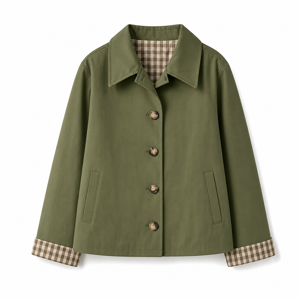 🌸  Women's Single-Breasted Cropped Jacket – Premium Blend & Breathable | Perfect for Spring, Autumn & Winter Layering ✨