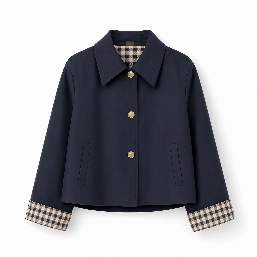 🌸  Women's Single-Breasted Cropped Jacket – Premium Blend & Breathable | Perfect for Spring, Autumn & Winter Layering ✨