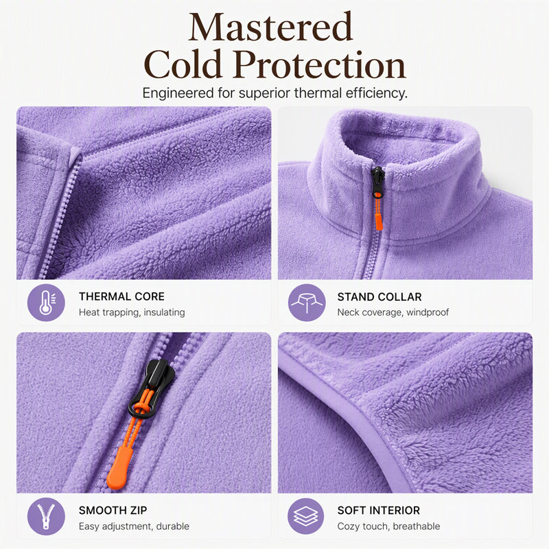 A Soft, Warm Zip-Up Knit Jacket for Chilly Days