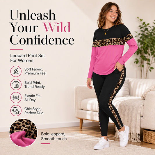 Easy to Wear, Easy to Love | Stylish Leopard 2-Piece Set