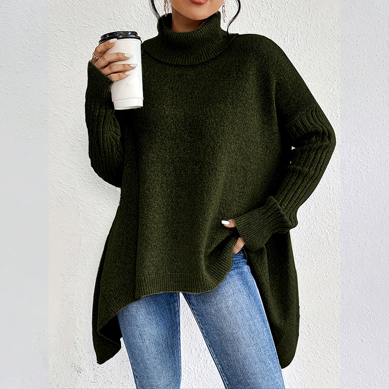 Women’s Fashion Solid Color Turtleneck Sweater