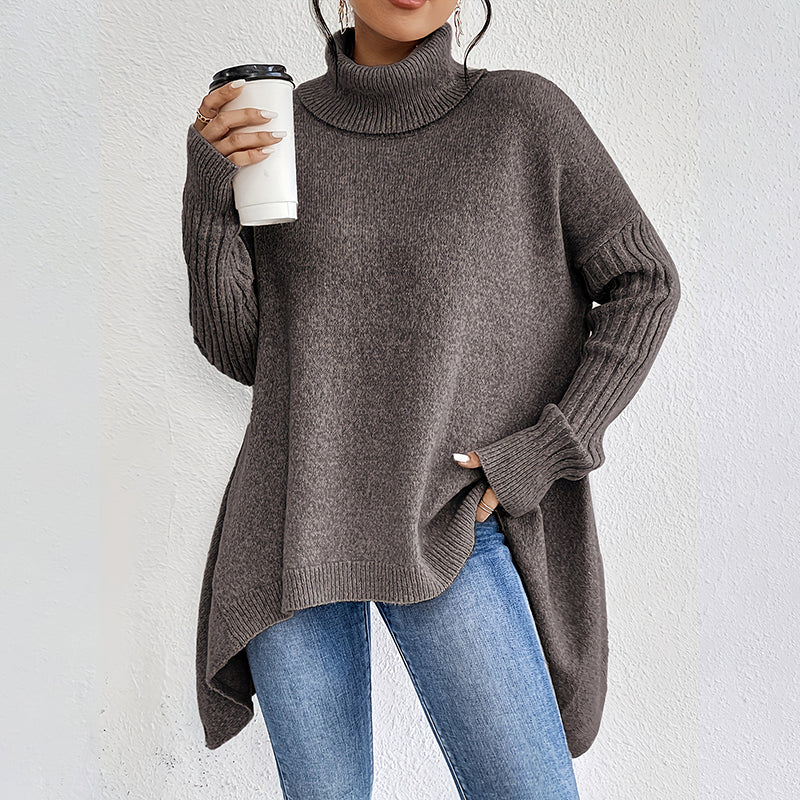 Women’s Fashion Solid Color Turtleneck Sweater