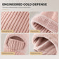 Stay Warm Without the Hassle — Women's One-Piece Knitted Winter Hat, Scarf & Face Cover with Cozy Full-Coverage Design for Cold Weather Comfort