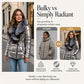 Women's Padded Jacket with Faux Fur Collar