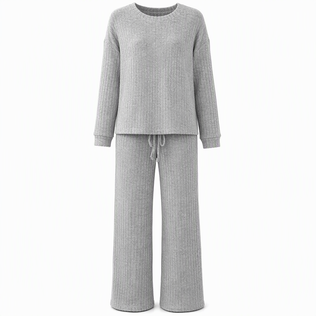 Women's Casual Knit Loungewear Set