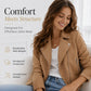 A Slim-Fit Suede-Look Biker Jacket That Adds Just the Right Amount of Edge to Your Everyday Style