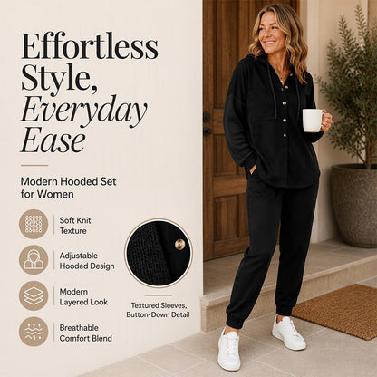 More Than Just a Casual Jacket — A Stylish Women's Patchwork Hooded Jacket That Adds Character and Charm to Your Everyday Outfits