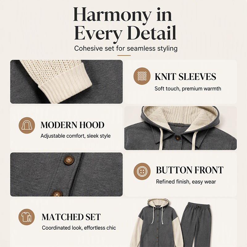 More Than Just a Casual Jacket — A Stylish Women's Patchwork Hooded Jacket That Adds Character and Charm to Your Everyday Outfits