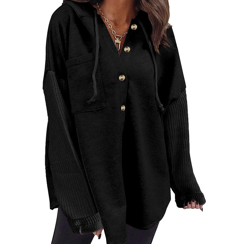 More Than Just a Casual Jacket — A Stylish Women's Patchwork Hooded Jacket That Adds Character and Charm to Your Everyday Outfits