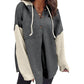 More Than Just a Casual Jacket — A Stylish Women's Patchwork Hooded Jacket That Adds Character and Charm to Your Everyday Outfits