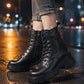 Step Up Your Fall Style with Women's Retro Platform Martin Boots — A Bold, Vintage-Inspired Look That Adds Height, Personality, and Confidence to Every Outfit