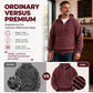 Not Your Ordinary Hoodie — A Stylish Half-Zip Corduroy Hooded Pullover with Rich Texture, Classic Casual Charm, and a Fresh Everyday Look