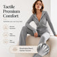 A Little Sporty, a Little Chic — This Ribbed Zip-Up Hoodie & Flared Pants Set Brings Both Together