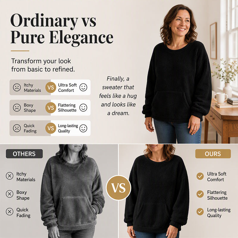 A Soft Plush-Lined Sweatshirt Designed for Warmth, Comfort, and Everyday Winter Wear