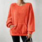 A Soft Plush-Lined Sweatshirt Designed for Warmth, Comfort, and Everyday Winter Wear