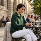 Women’s Ribbed Knit Zip-Up Collared Cardigan – Wear Zipped Fully Or Open For Flexible Everyday Autumn Styling