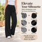 Finally, Pants That Feel as Good as They Look — Women's Lightweight High-Waisted Wide-Leg Trousers with Breathable Fabric, Elegant Pleated Details, and a Beautifully Relaxed Fit