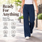 Finally, Pants That Feel as Good as They Look — Women's Lightweight High-Waisted Wide-Leg Trousers with Breathable Fabric, Elegant Pleated Details, and a Beautifully Relaxed Fit