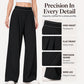 Finally, Pants That Feel as Good as They Look — Women's Lightweight High-Waisted Wide-Leg Trousers with Breathable Fabric, Elegant Pleated Details, and a Beautifully Relaxed Fit