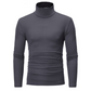 Look Sharper Without Dressing Up — Men's Ultra-Soft Stretch Slim-Fit Mock-Neck Long-Sleeve T-Shirt for a Sleek Silhouette, All-Day Ease, and Classic Everyday Style