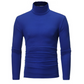 Look Sharper Without Dressing Up — Men's Ultra-Soft Stretch Slim-Fit Mock-Neck Long-Sleeve T-Shirt for a Sleek Silhouette, All-Day Ease, and Classic Everyday Style