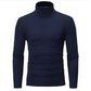 Look Sharper Without Dressing Up — Men's Ultra-Soft Stretch Slim-Fit Mock-Neck Long-Sleeve T-Shirt for a Sleek Silhouette, All-Day Ease, and Classic Everyday Style