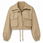 Give Your Everyday Outfits a Fresh Fall Upgrade — Women's Chic Short Zip-Up Jacket with a Clean Solid-Color Design, Flattering Short-Length Silhouette, and Timeless Casual Style