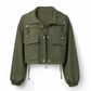 Give Your Everyday Outfits a Fresh Fall Upgrade — Women's Chic Short Zip-Up Jacket with a Clean Solid-Color Design, Flattering Short-Length Silhouette, and Timeless Casual Style