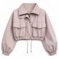 Give Your Everyday Outfits a Fresh Fall Upgrade — Women's Chic Short Zip-Up Jacket with a Clean Solid-Color Design, Flattering Short-Length Silhouette, and Timeless Casual Style