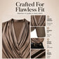 A Touch of Elegance Makes All the Difference — Women's Silky V-Neck Draped Top with a Graceful Silhouette, Beautifully Flowing Details, and Timeless Feminine Charm