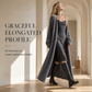 Wrap Yourself in Soft, Luxurious-Looking Warmth — Women's Fluffy Faux-Mink Fleece Long Cardigan with a Relaxed Oversized Fit, Elegant Knit Texture, and Timeless Fall & Winter Charm