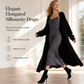 Wrap Yourself in Soft, Luxurious-Looking Warmth — Women's Fluffy Faux-Mink Fleece Long Cardigan with a Relaxed Oversized Fit, Elegant Knit Texture, and Timeless Fall & Winter Charm