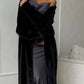 Wrap Yourself in Soft, Luxurious-Looking Warmth — Women's Fluffy Faux-Mink Fleece Long Cardigan with a Relaxed Oversized Fit, Elegant Knit Texture, and Timeless Fall & Winter Charm