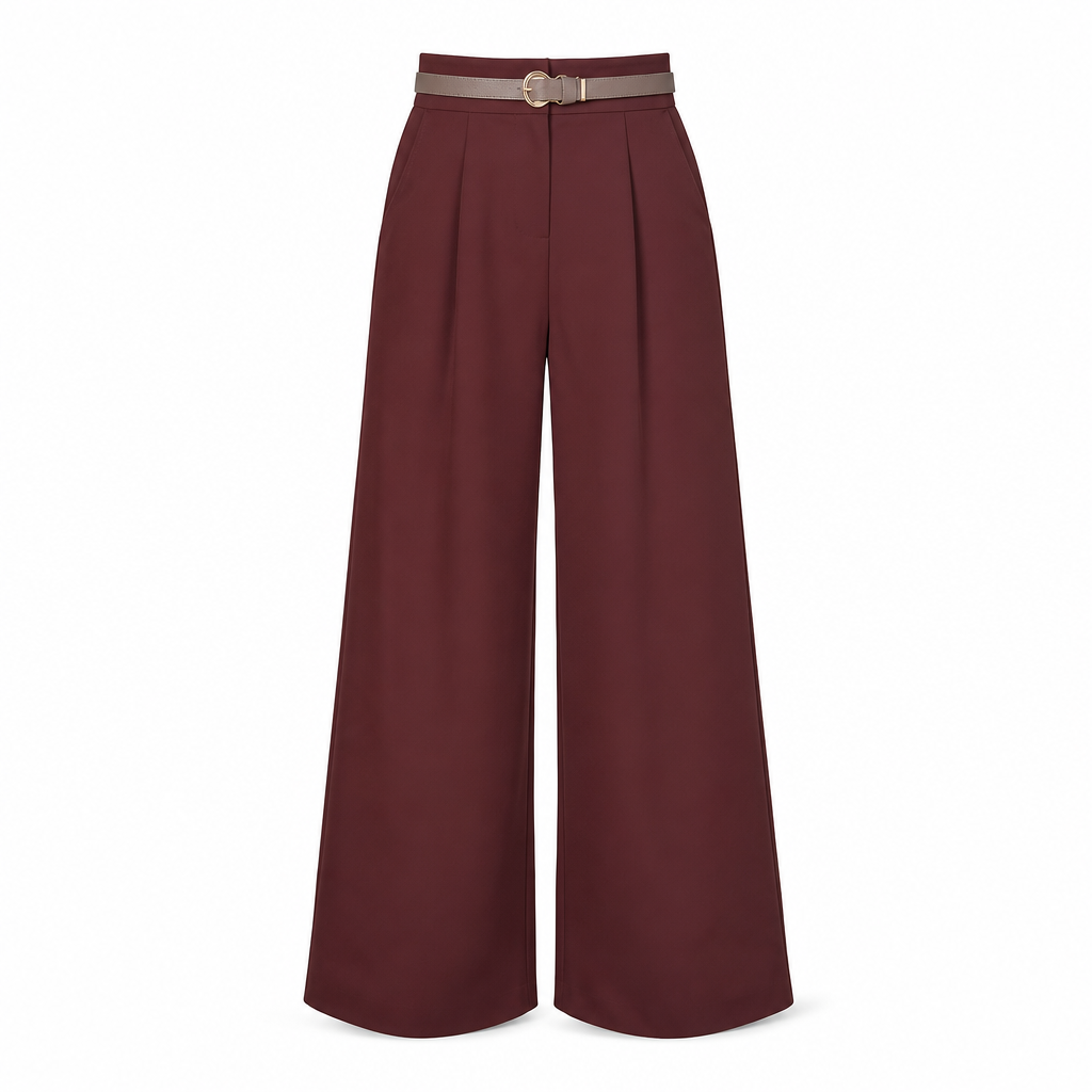 Look Beautifully Put Together Without Feeling Restricted — Women's Elegant High-Waisted Wide-Leg Trousers with Flattering Tailoring, Graceful Draping, and Timeless Everyday Style