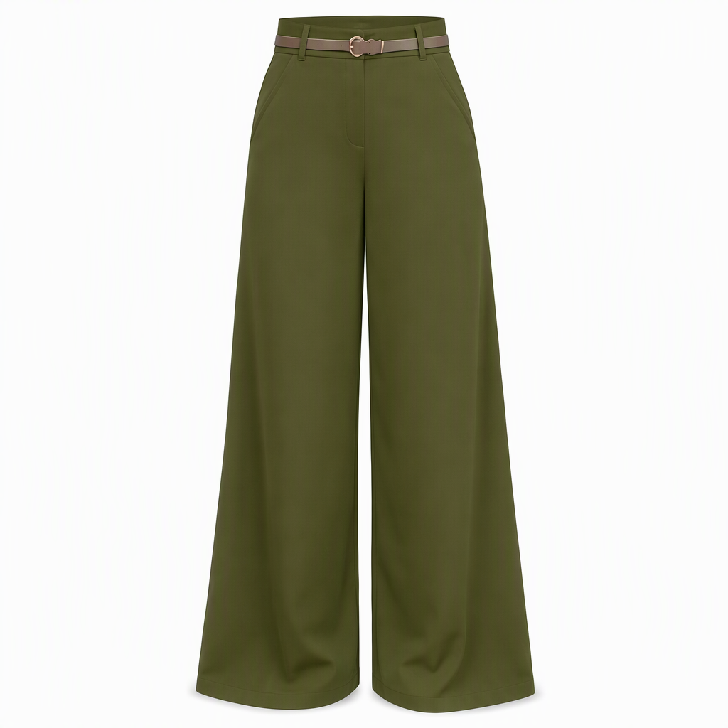 Look Beautifully Put Together Without Feeling Restricted — Women's Elegant High-Waisted Wide-Leg Trousers with Flattering Tailoring, Graceful Draping, and Timeless Everyday Style