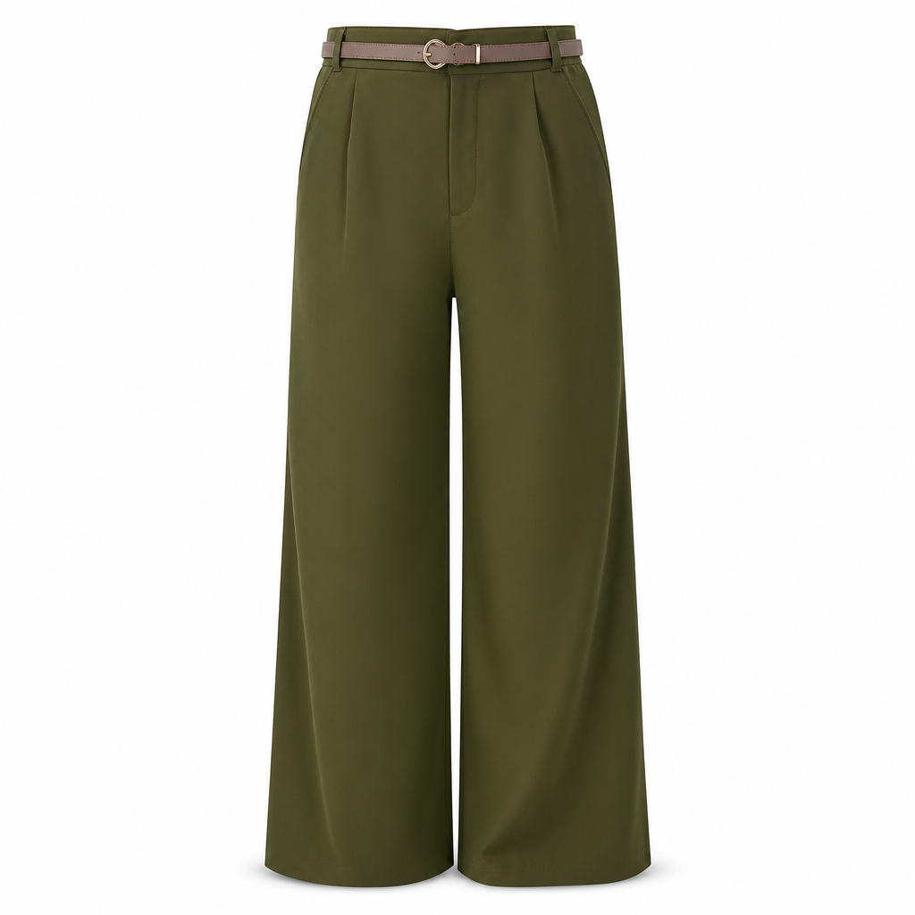 Look Beautifully Put Together Without Feeling Restricted — Women's Elegant High-Waisted Wide-Leg Trousers with Flattering Tailoring, Graceful Draping, and Timeless Everyday Style