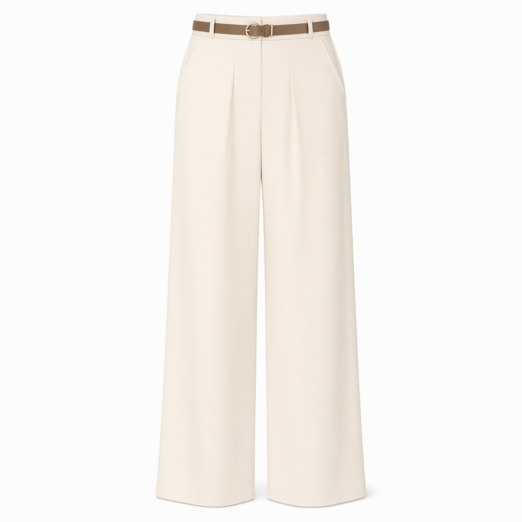 Look Beautifully Put Together Without Feeling Restricted — Women's Elegant High-Waisted Wide-Leg Trousers with Flattering Tailoring, Graceful Draping, and Timeless Everyday Style