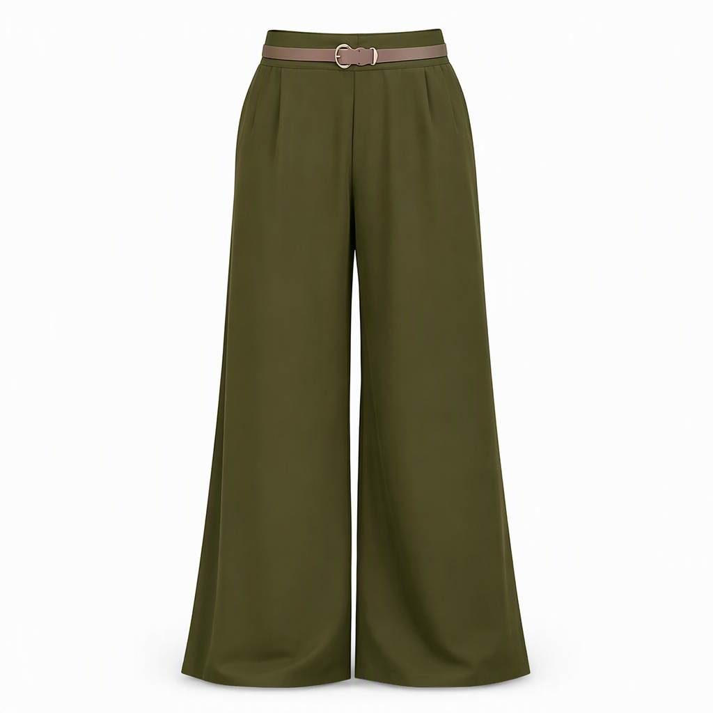 Look Beautifully Put Together Without Feeling Restricted — Women's Elegant High-Waisted Wide-Leg Trousers with Flattering Tailoring, Graceful Draping, and Timeless Everyday Style