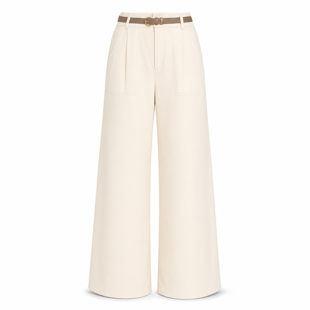 Look Beautifully Put Together Without Feeling Restricted — Women's Elegant High-Waisted Wide-Leg Trousers with Flattering Tailoring, Graceful Draping, and Timeless Everyday Style