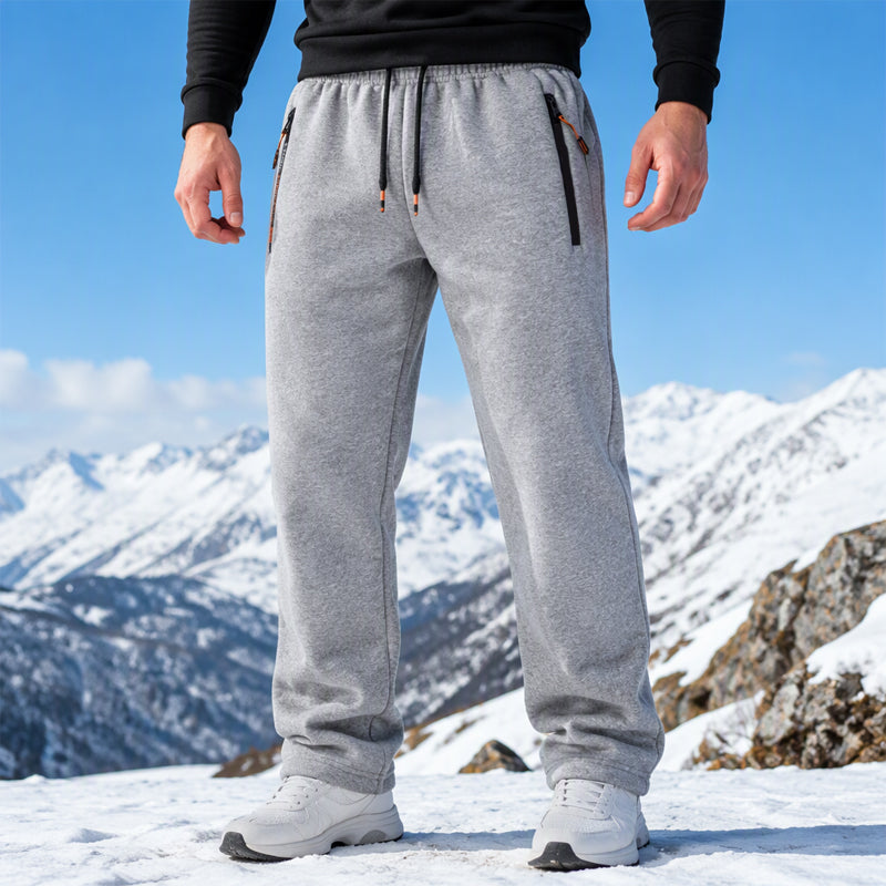 Cold Legs in Thin Sweatpants? Stiff Jeans Making Winter Uncomfortable? Men's Winter Thermal Sweatpants – Warm, Easygoing Everyday Comfort for Lounging, Walking & Staying Active Through Chilly Days!