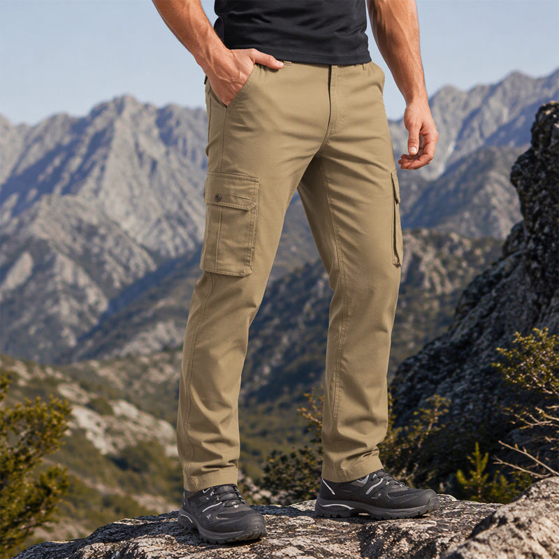 Tired of Hot, Tight Pants That Hold You Back? Men's Breathable Loose-Fit Cargo Pants – Stay Cool, Move Freely & Keep Essentials Close with Roomy Utility Pockets for Work, Travel & Everyday Adventures!