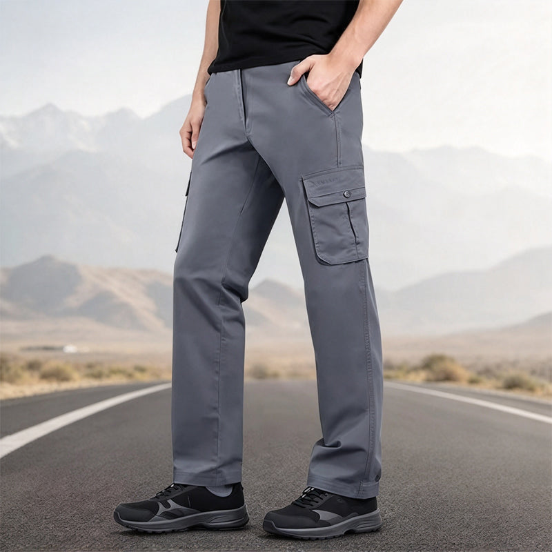 Tired of Hot, Tight Pants That Hold You Back? Men's Breathable Loose-Fit Cargo Pants – Stay Cool, Move Freely & Keep Essentials Close with Roomy Utility Pockets for Work, Travel & Everyday Adventures!
