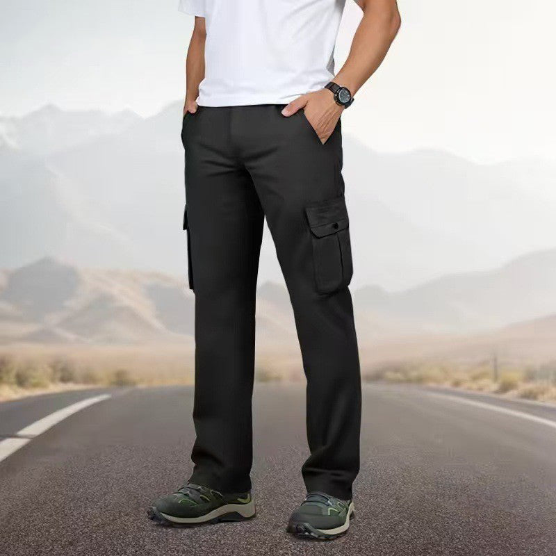 Tired of Hot, Tight Pants That Hold You Back? Men's Breathable Loose-Fit Cargo Pants – Stay Cool, Move Freely & Keep Essentials Close with Roomy Utility Pockets for Work, Travel & Everyday Adventures!