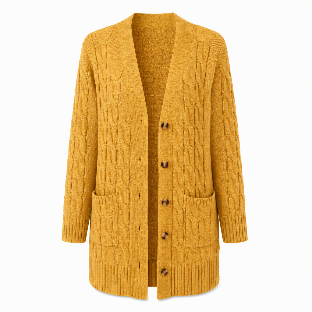 Your Everyday Outfits Deserve More Than a Basic Sweater! Women's Long Button-Front Knit Cardigan – Elegant, Relaxed Layering with a Flattering Longline Silhouette for Chic Fall & Winter Style!