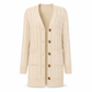 Your Everyday Outfits Deserve More Than a Basic Sweater! Women's Long Button-Front Knit Cardigan – Elegant, Relaxed Layering with a Flattering Longline Silhouette for Chic Fall & Winter Style!