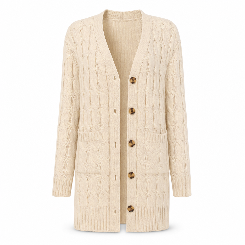 Your Everyday Outfits Deserve More Than a Basic Sweater! Women's Long Button-Front Knit Cardigan – Elegant, Relaxed Layering with a Flattering Longline Silhouette for Chic Fall & Winter Style!