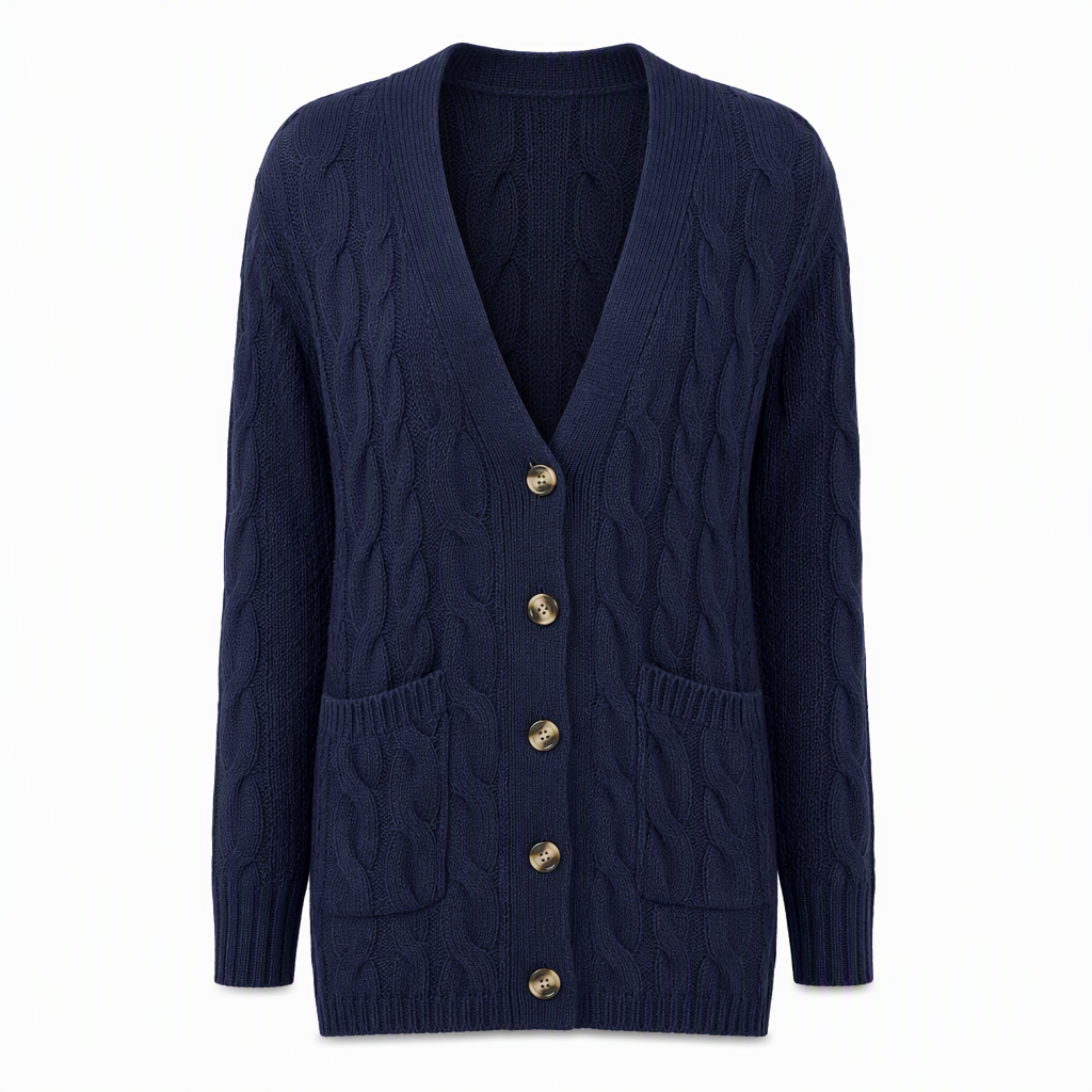 Your Everyday Outfits Deserve More Than a Basic Sweater! Women's Long Button-Front Knit Cardigan – Elegant, Relaxed Layering with a Flattering Longline Silhouette for Chic Fall & Winter Style!